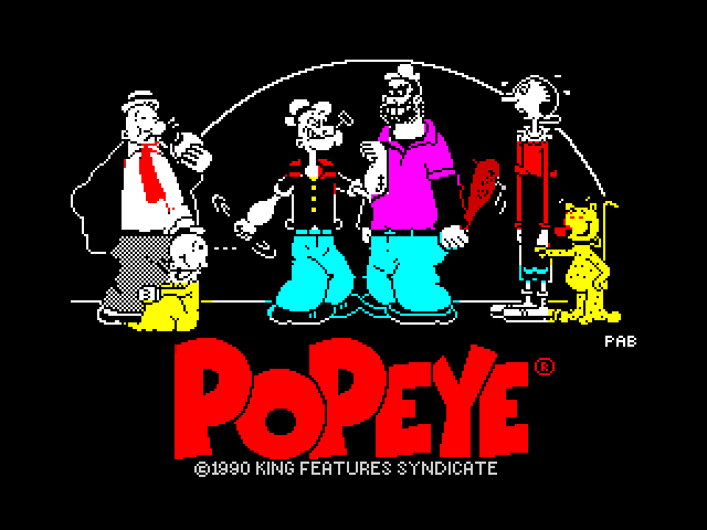 Popeye 2 — ZX SPECTRUM GAME ИГРА
