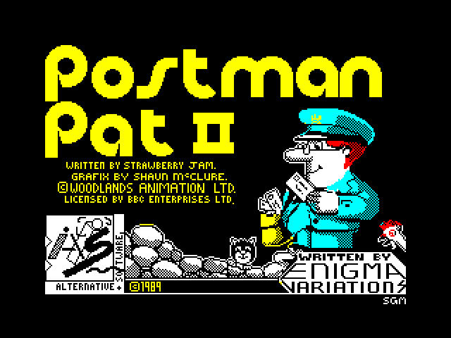Postman Pat 2 — ZX SPECTRUM GAME