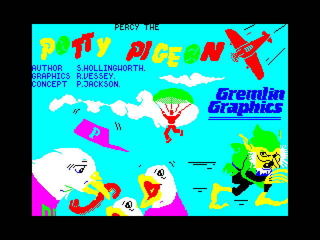 Percy the Potty Pigeon — ZX SPECTRUM GAME