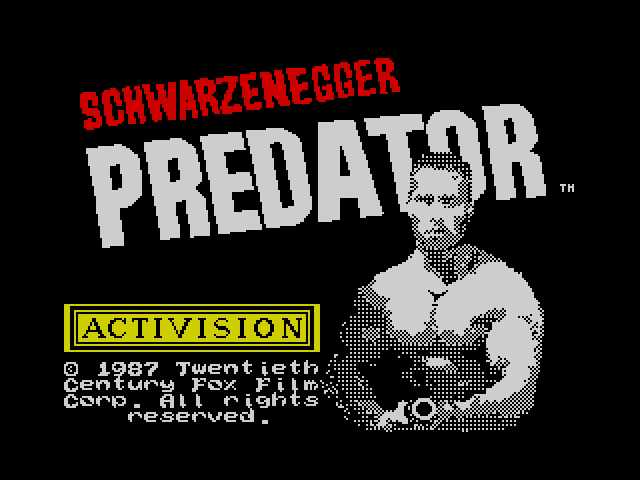 Predator — ZX SPECTRUM GAME ИГРА