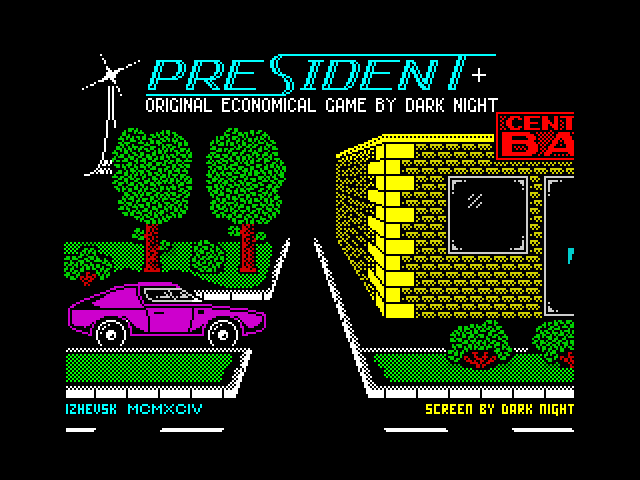 President — ZX SPECTRUM GAME