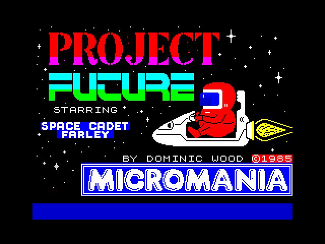 Project Future — ZX SPECTRUM GAME