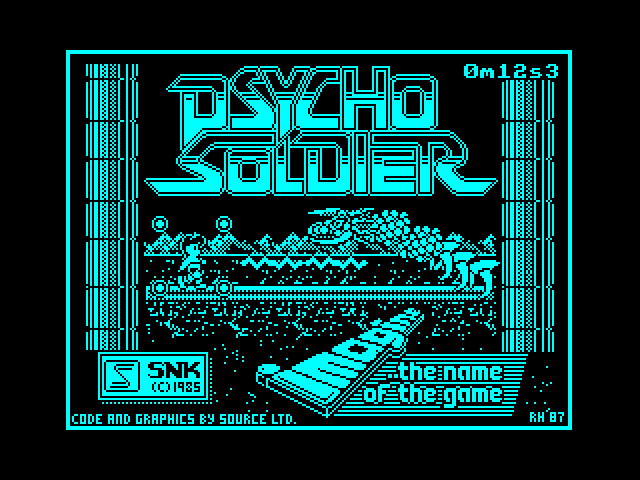 Psycho Soldier — ZX SPECTRUM GAME ИГРА