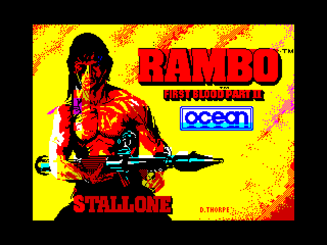 Rambo — ZX SPECTRUM GAME ИГРА