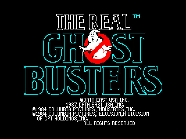 The Real Ghostbusters — ZX SPECTRUM GAME ИГРА