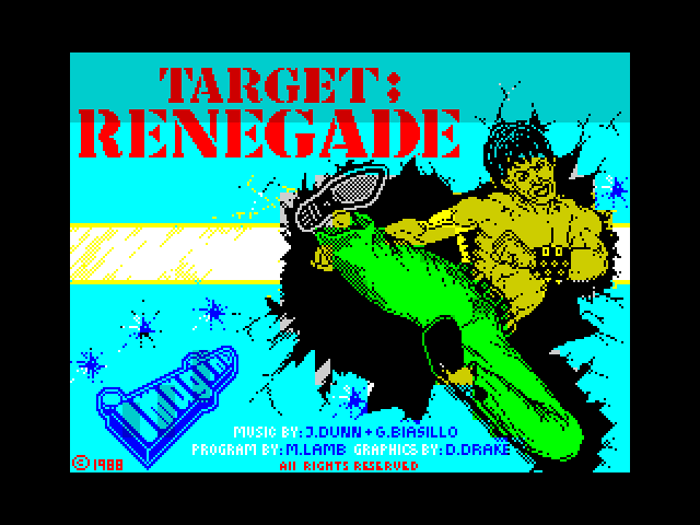 Target: Renegade — ZX SPECTRUM GAME