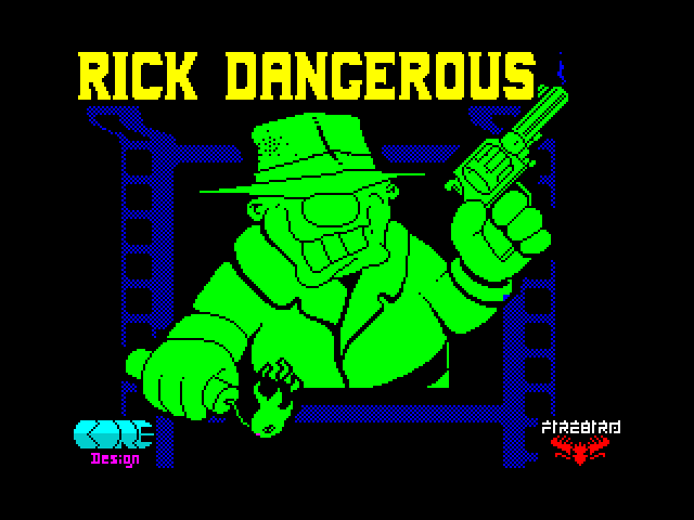 Rick Dangerous — ZX SPECTRUM GAME ИГРА