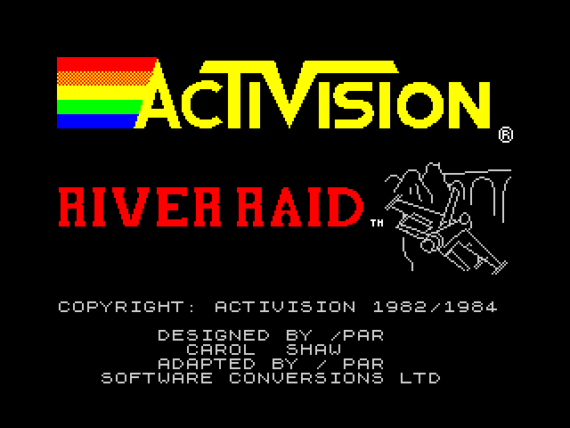 River Raid — ZX SPECTRUM GAME ИГРА