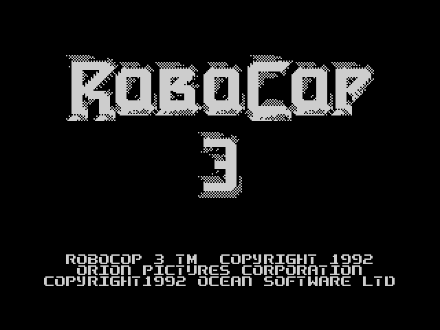 RoboCop 3 — ZX SPECTRUM GAME