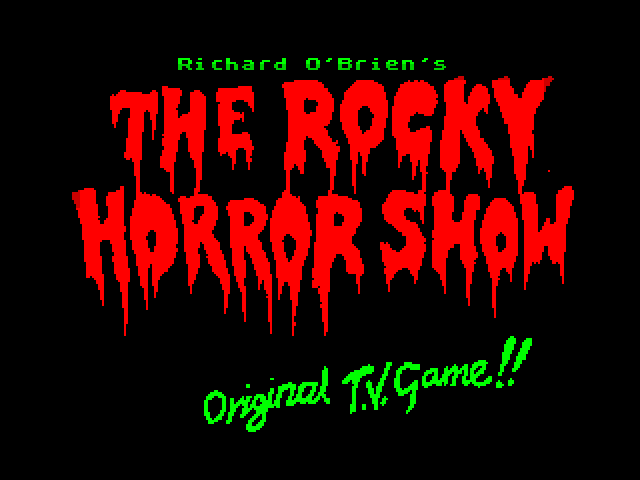 The Rocky Horror Show — ZX SPECTRUM GAME