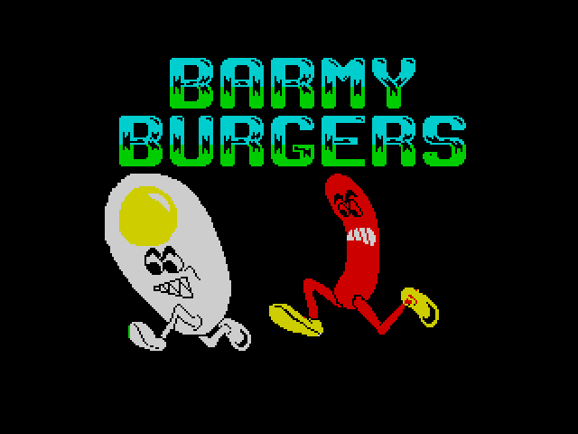 Barmy Burgers — ZX SPECTRUM GAME ИГРА