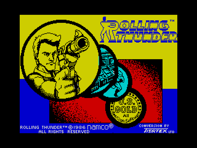 Rolling Thunder — ZX SPECTRUM GAME ИГРА