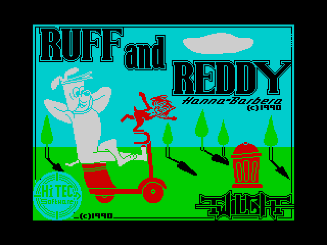 Ruff and Reddy in the Space Adventure — ZX SPECTRUM GAME