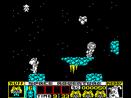 Ruff and Reddy in the Space Adventure — ZX SPECTRUM GAME