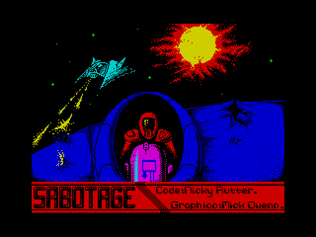 Sabotage — ZX SPECTRUM GAME