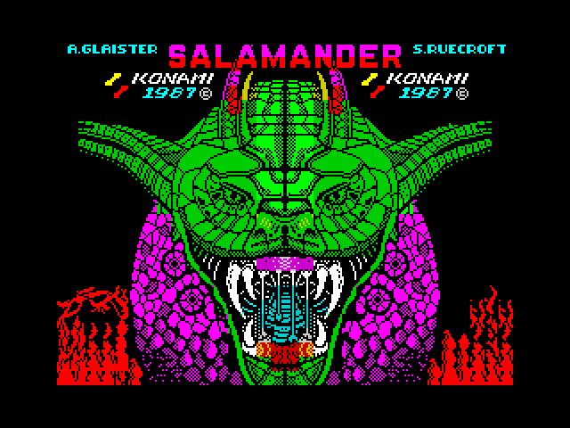 Salamander — ZX SPECTRUM GAME