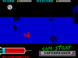 Sam Stoat Safebreaker — ZX SPECTRUM GAME ИГРА