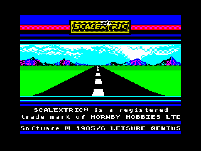 Scalextric — ZX SPECTRUM GAME ИГРА