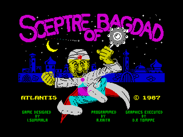 Sceptre of Bagdad — ZX SPECTRUM GAME