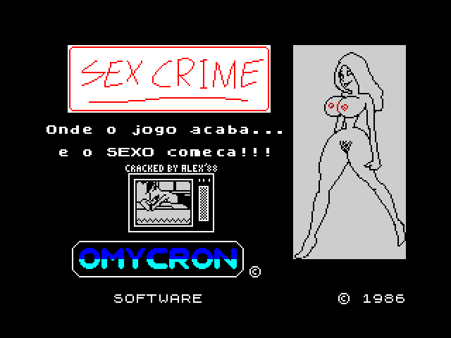 Sex Crime — ZX SPECTRUM GAME