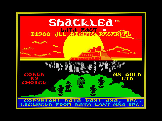 Shackled — ZX SPECTRUM GAME