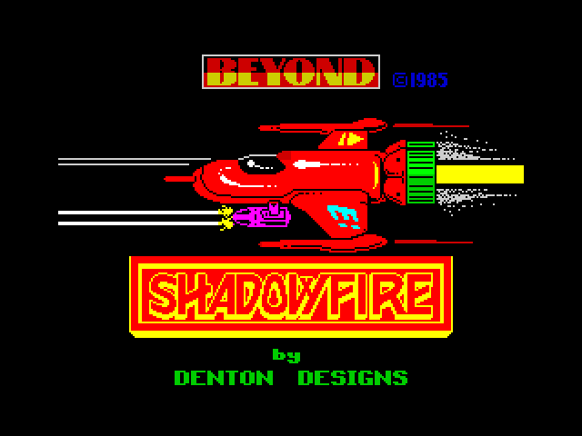 Shadowfire — ZX SPECTRUM GAME ИГРА