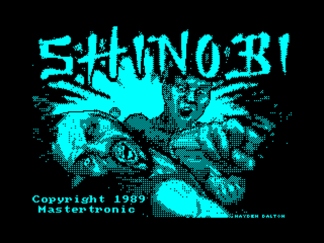 Shinobi — ZX SPECTRUM GAME