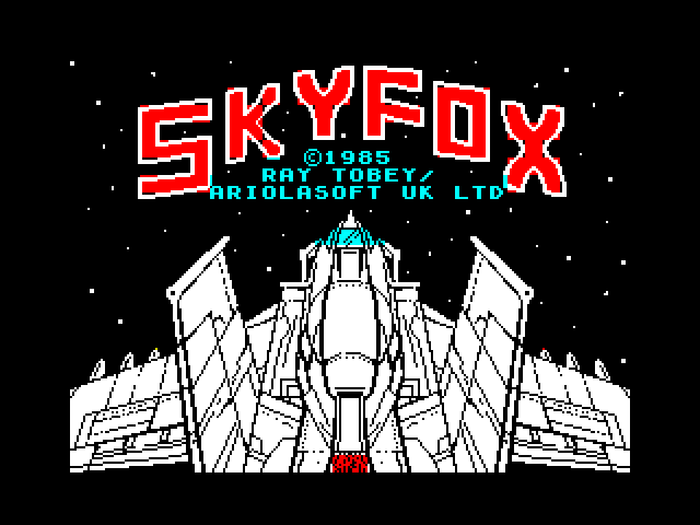 Skyfox — ZX SPECTRUM GAME