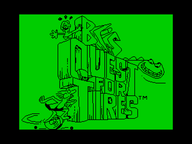 BC's Quest for Tires — ZX SPECTRUM GAME ИГРА