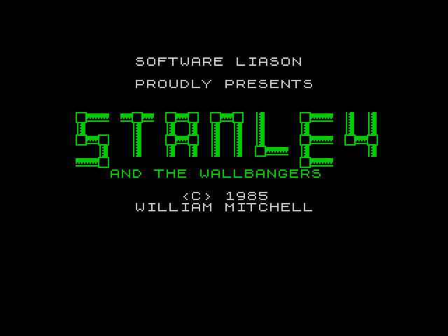 Stanley and the Wallbangers — ZX SPECTRUM GAME ИГРА