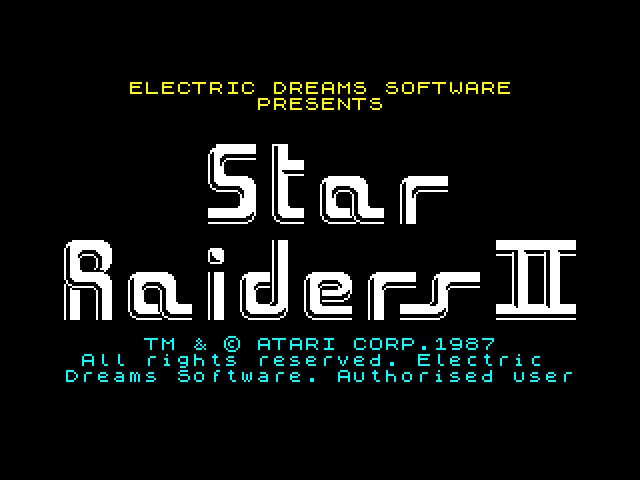 Star Raiders II — ZX SPECTRUM GAME