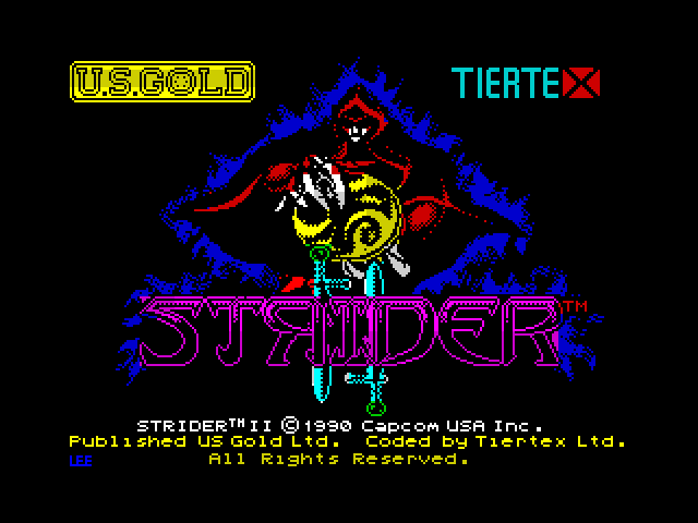 Strider II — ZX SPECTRUM GAME