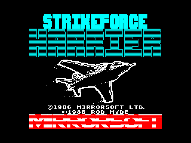 Strike Force Harrier — ZX SPECTRUM GAME ИГРА