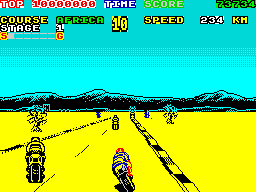 Super Hang-On — ZX SPECTRUM GAME