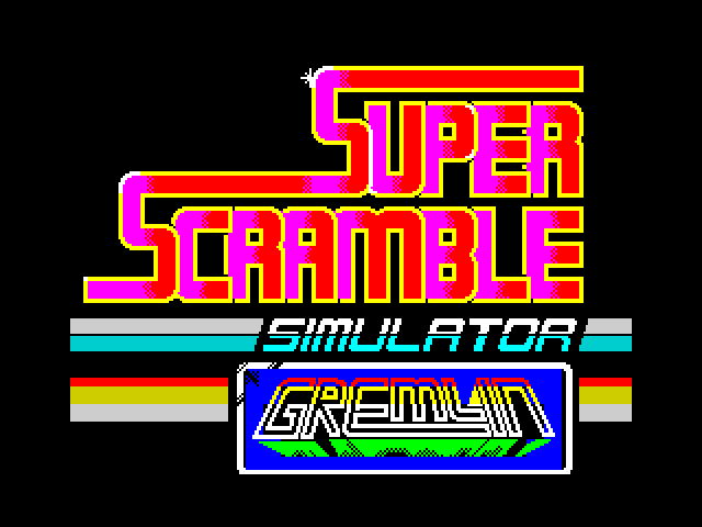 Super Scramble Simulator — ZX SPECTRUM GAME ИГРА