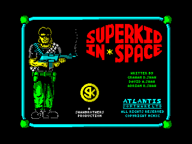 Superkid in Space — ZX SPECTRUM GAME