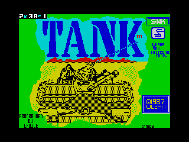 Tank — ZX SPECTRUM GAME ИГРА