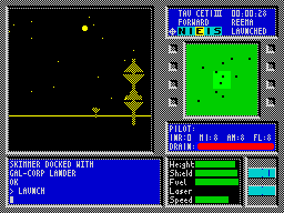 Tau Ceti — ZX SPECTRUM GAME