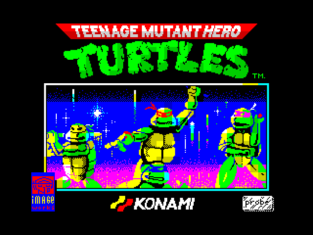 Teenage Mutant Hero Turtles — ZX SPECTRUM GAME