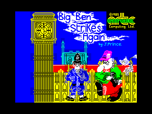 Big Ben Strikes Again — ZX SPECTRUM GAME ИГРА