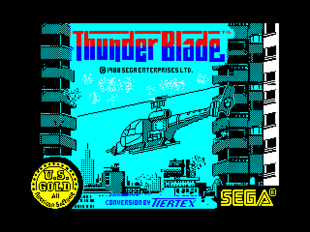 Thunder Blade — ZX SPECTRUM GAME ИГРА