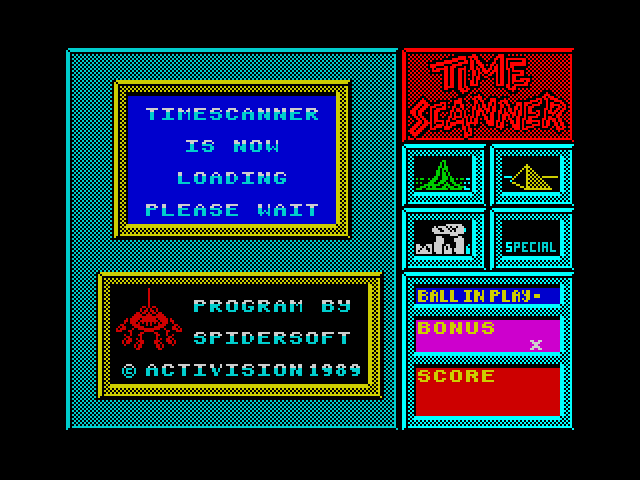 Time Scanner — ZX SPECTRUM GAME