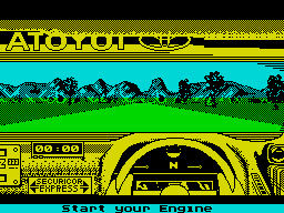 Toyota Celica GT Rally — ZX SPECTRUM GAME