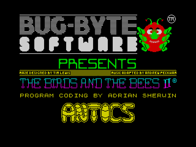 Antics — ZX SPECTRUM GAME ИГРА