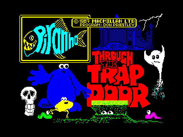 Through the Trap Door — ZX SPECTRUM GAME ИГРА