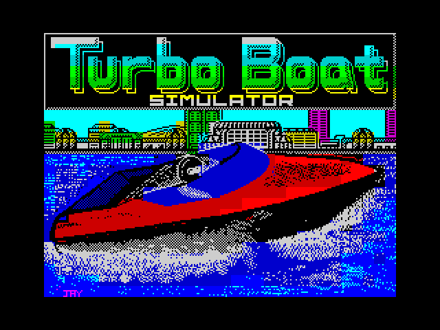 Turbo Boat Simulator — ZX SPECTRUM GAME