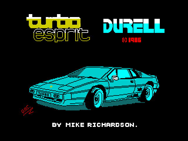 Turbo Esprit — ZX SPECTRUM GAME ИГРА