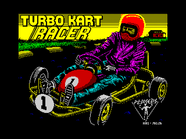 Turbo Kart Racer — ZX SPECTRUM GAME
