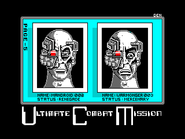 Ultimate Combat Mission — ZX SPECTRUM GAME