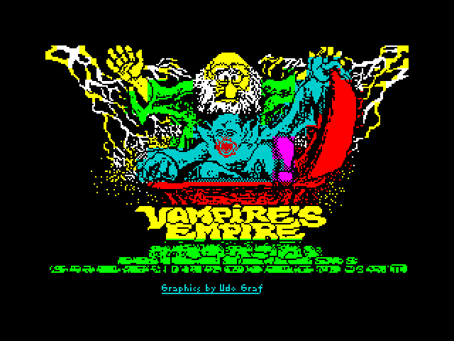 Vampire's Empire — ZX SPECTRUM GAME ИГРА